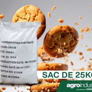 BICARBONATE D'AMMONIUM Food Grade sac 25 kg